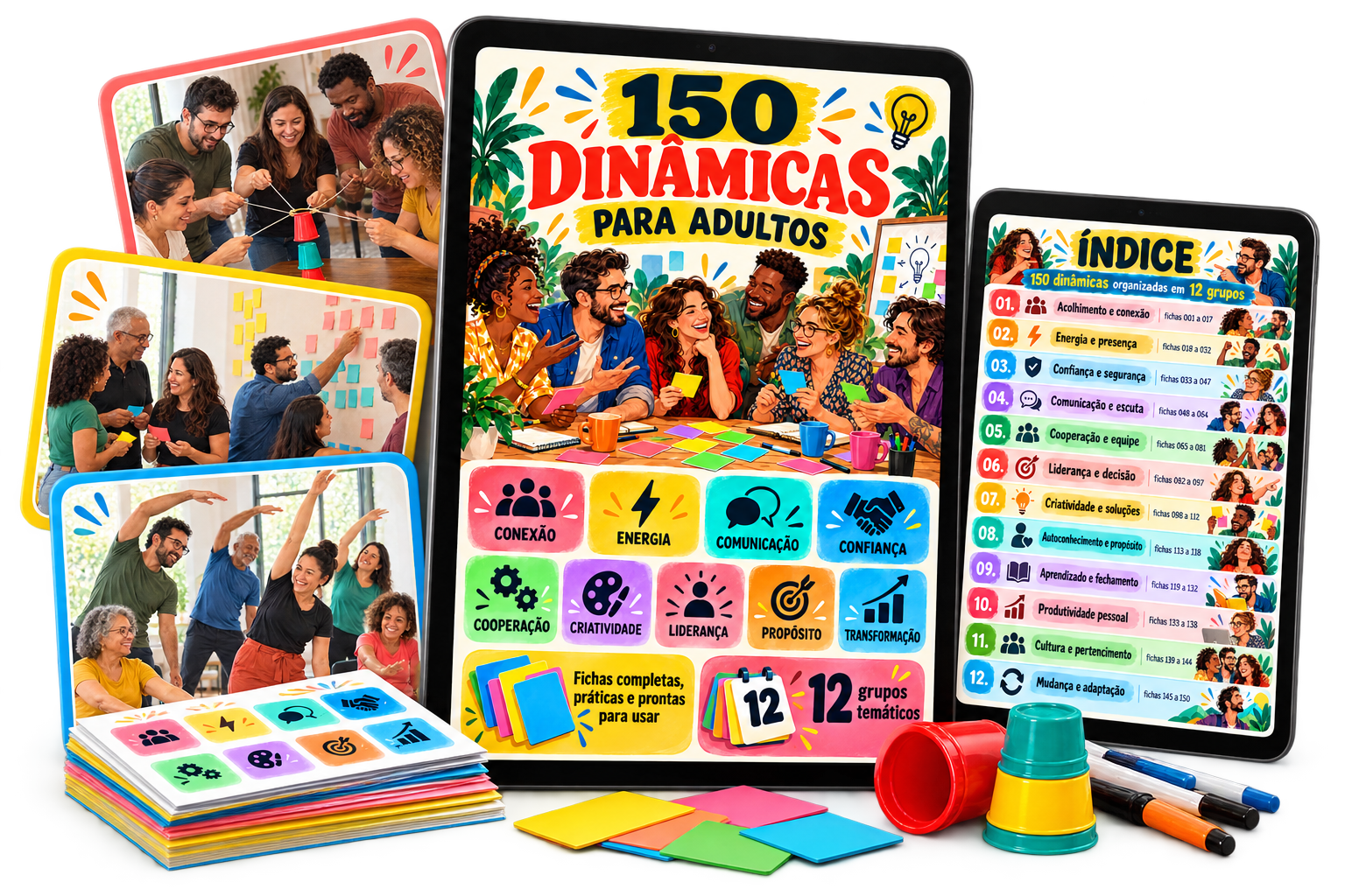 150 Dinâmicas para Adultos — Edição Vibrante