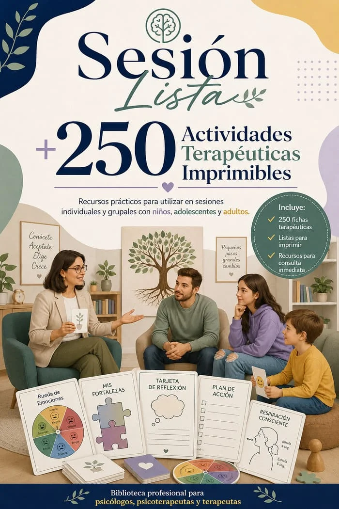 Apostilla y fichas impresas del material